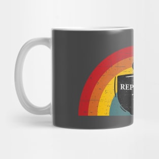 Republican Tears Sunset Retro Gift Mug